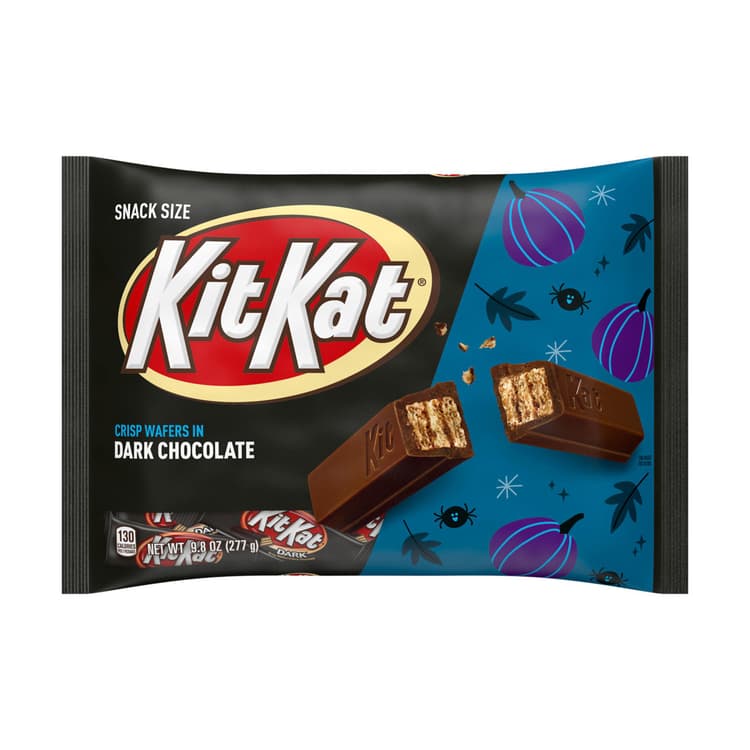 Kit Kat Dark Chocolate Snack Size Wafer Candy Bars, Halloween