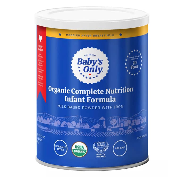 Baby'S Only Organic Premium Infant Formula With Iron