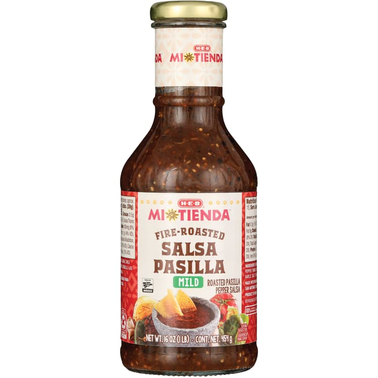 H-E-B Mi Tienda Fire-Roasted Salsa Pasilla – Mild