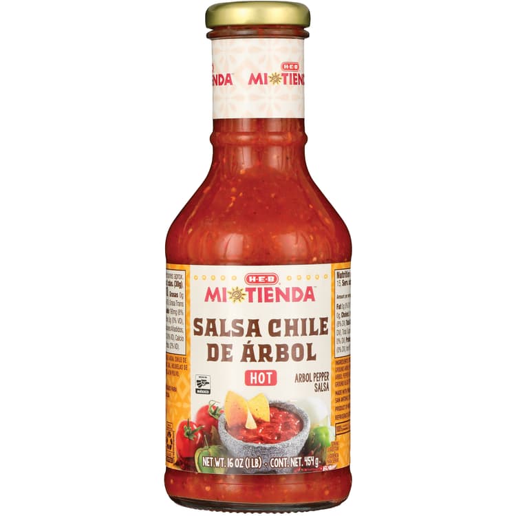 H-E-B Mi Tienda Salsa Chile De Arbol – Hot