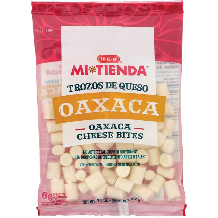H-E-B Mi Tienda Trozos De Queso Oaxaca Cheese Bites