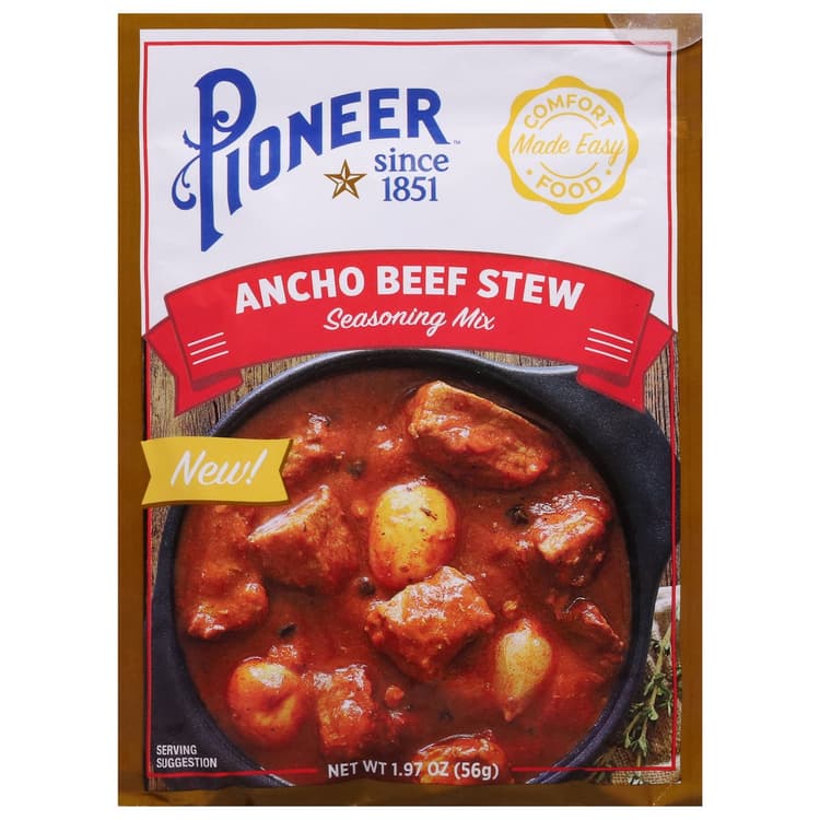 Pioneer Ancho Beef Stew Meal Sauce & Seasoning Mix