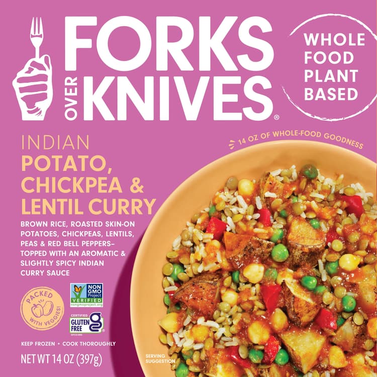 Forks Over Knives Indian Potato Chickpea And Lentil Curry
