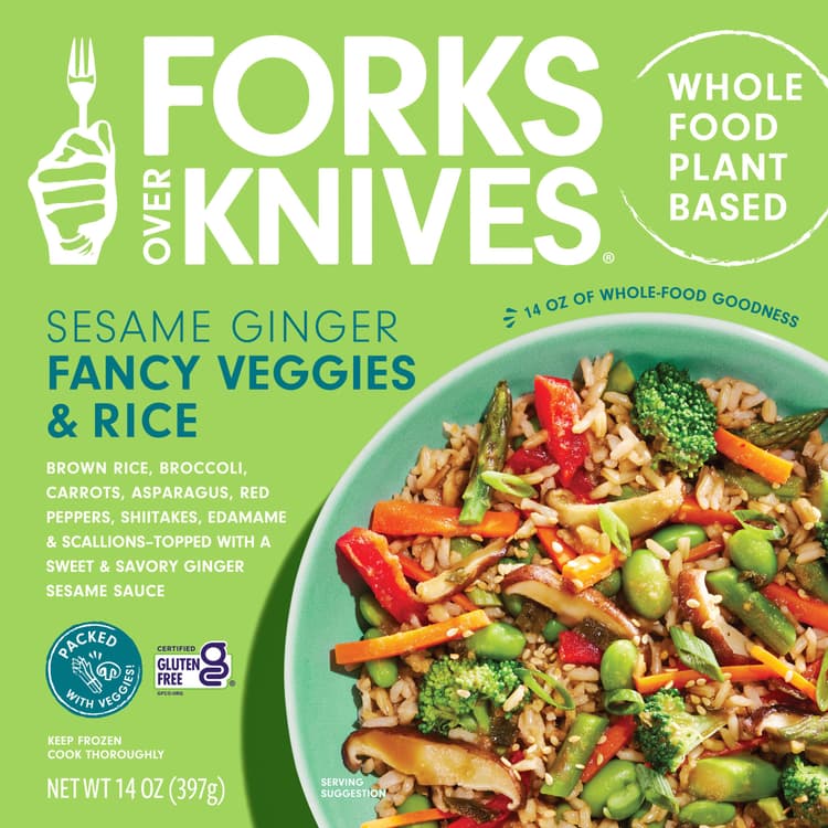 Forks Over Knives Ginger Sesame Veggies & Rice