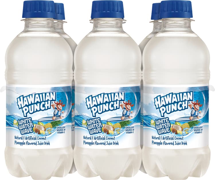 Hawaiian Punch White Water Wave Juice Drink Bottles