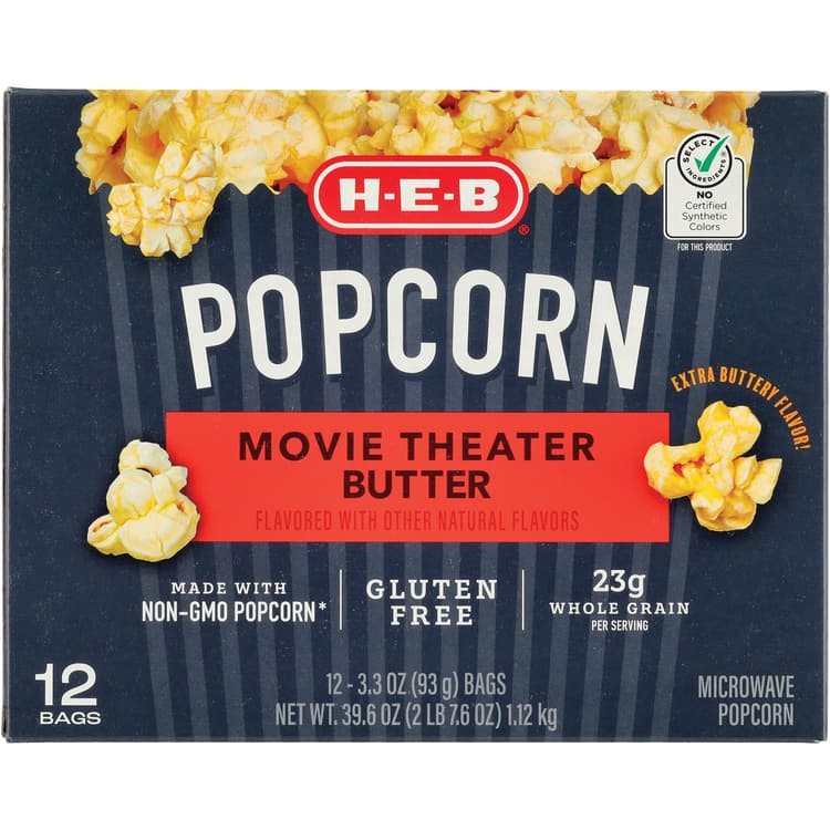 H-E-B Movie Theater Butter Popcorn