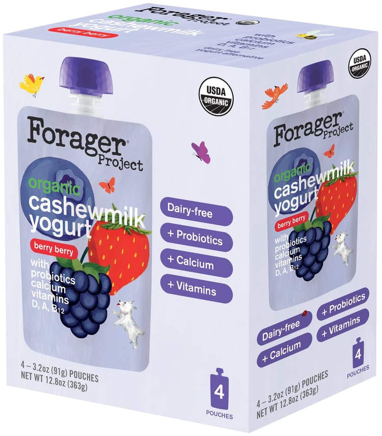 Forager Project Kids Organic Dairy-Free Berry Berry Cashewmilk Yogurt