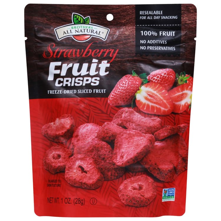 Brothers All Natural Strawberry Fruit Crisps