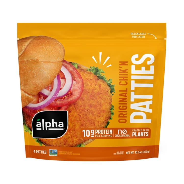Alpha Foods Plant Based Crispy Chik'N Patties