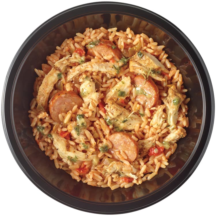 Meal Simple By H-E-B Chicken & Sausage Jambalaya Bowl