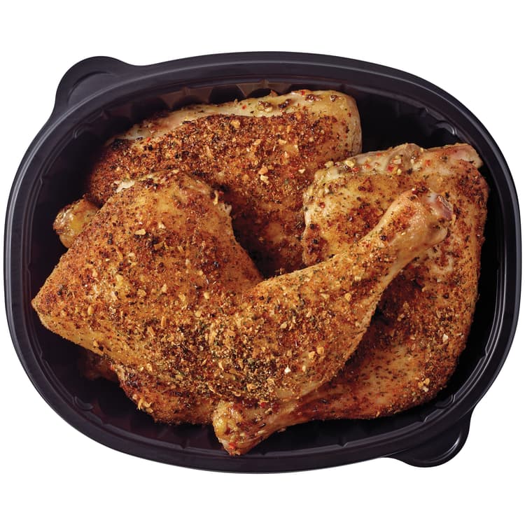 Meal Simple By H-E-B Chicken Leg Quarters – Garlic Herb (Sold Hot