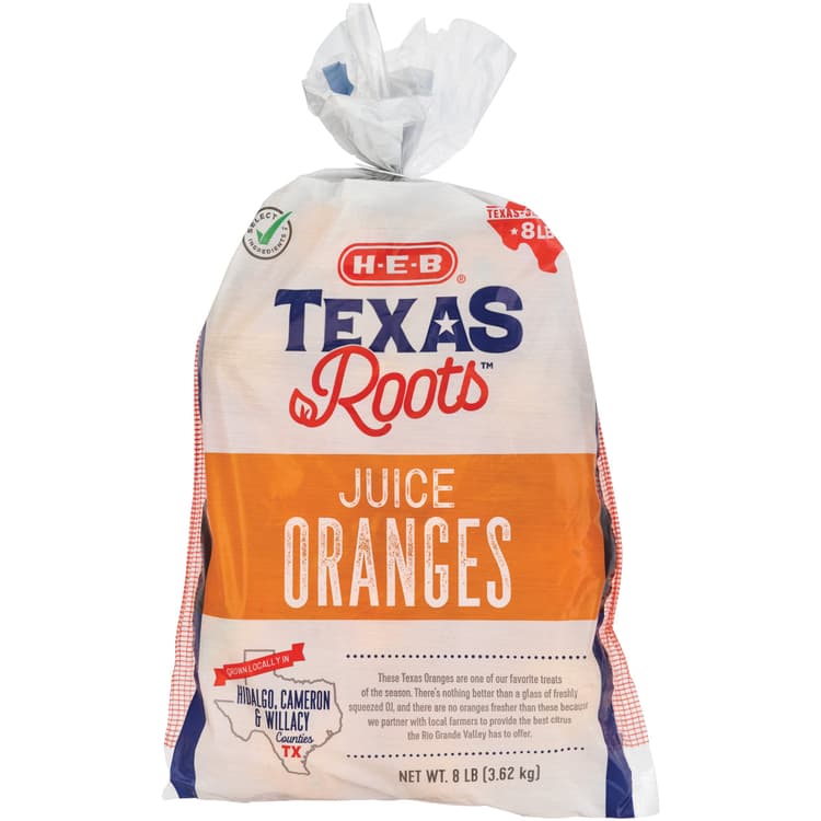 H-E-B Texas Roots Fresh Oranges - Texas-Size