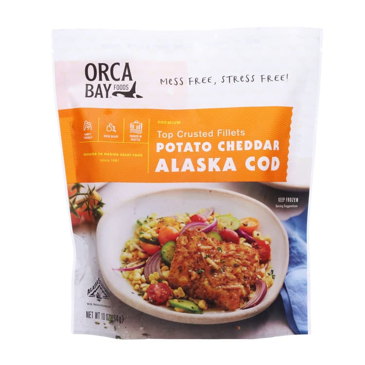 Orca Bay  Potato Cheddar Top Crusted Alaska Cod Fillets