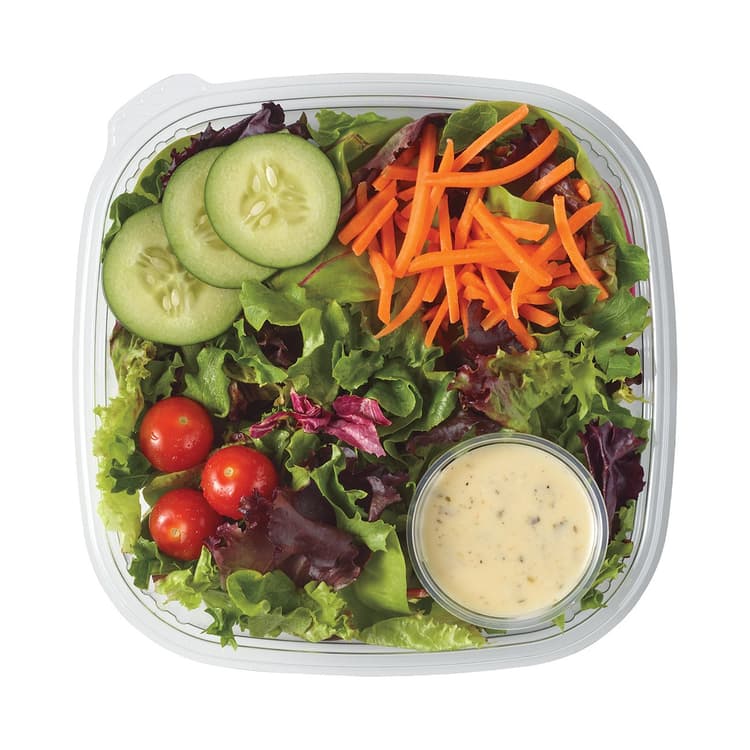 Meal Simple By H-E-B Garden Side Salad With Creamy Italian Dressing