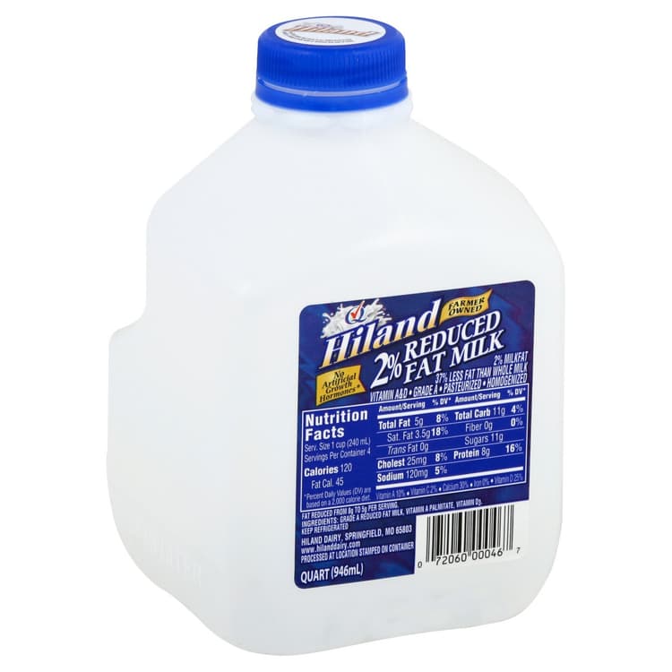 Hiland 2% Reduced Fat Milk