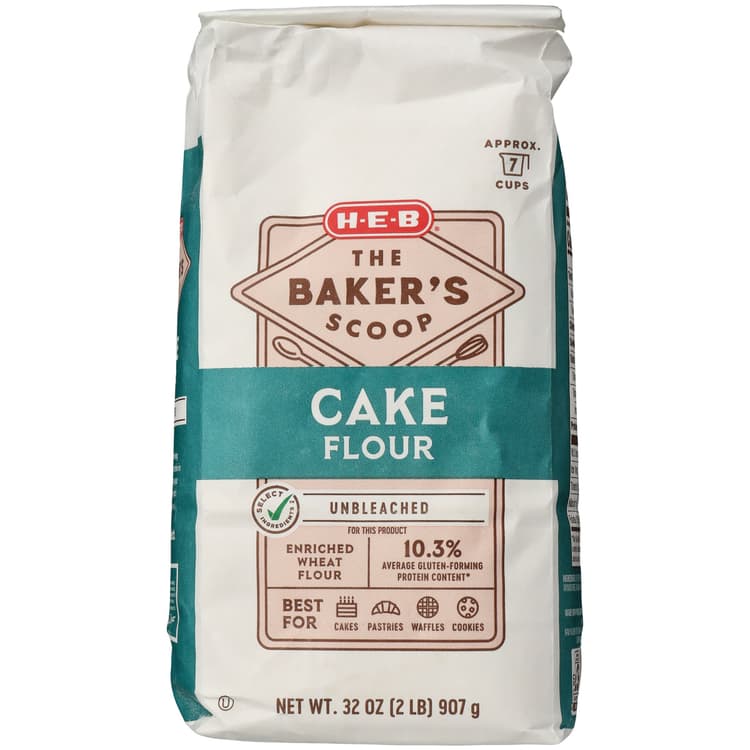 H-E-B The Baker'S Scoop Enriched Cake Flour