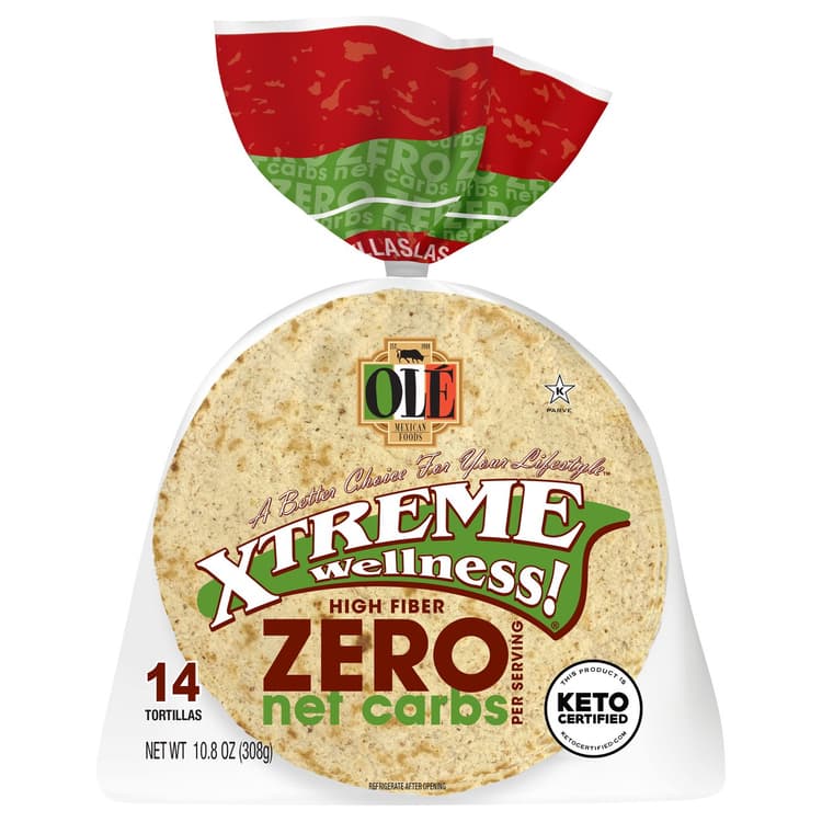 Ole Xtreme Wellness! Keto Zero Carb Street Taco Flour Tortillas