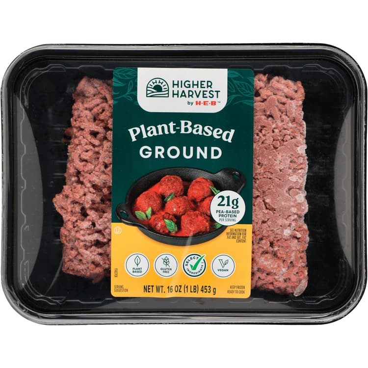 Higher Harvest By H-E-B  Plant-Based Ground Meat Alternative