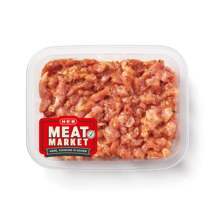 H-E-B Meat Market Marinated Diced Pork – Southwest Style