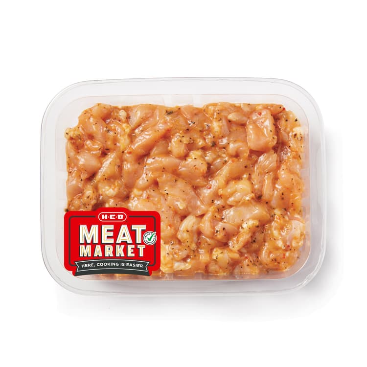 H-E-B Meat Market Marinated Diced Chicken – Southwest-Style