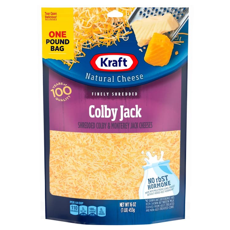 Kraft Colby & Monterey Jack Finely Shredded Cheese