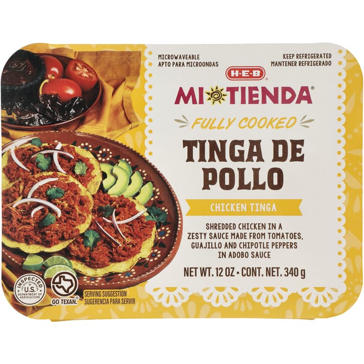 H-E-B Mi Tienda Fully Cooked Chicken Tinga De Pollo