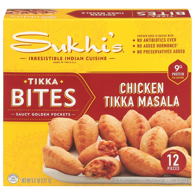 Sukhi'S, Saucy Golden Pockets, Tikka Bites, Chicken Tikka Masala