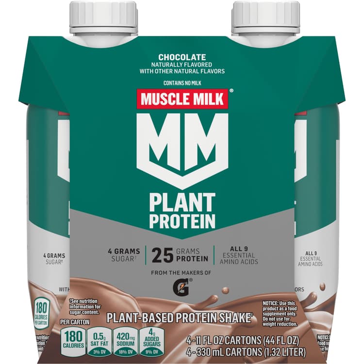 Muscle Milk Plant Protein Chocolate Ready To Drink