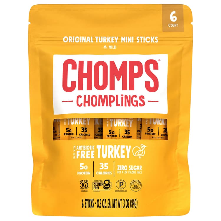 Chomplings Original Turkey . Snack