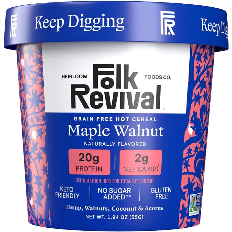 Folk Revival Maple Walnut Grain Free Hot Cereal