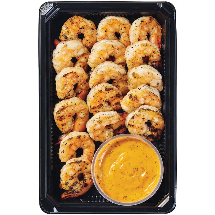 H-E-B Fish Market Grilled Shrimp Cocktail With Blackened Sauce