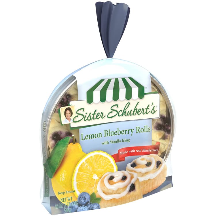 Sister Schubert'S  Lemon Blueberry Rolls