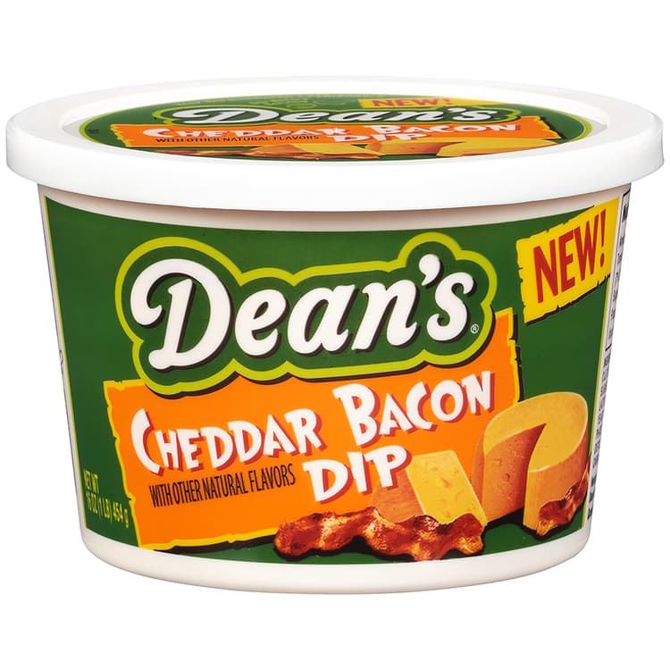 Dean'S Cheddar Bacon Dip. Tub