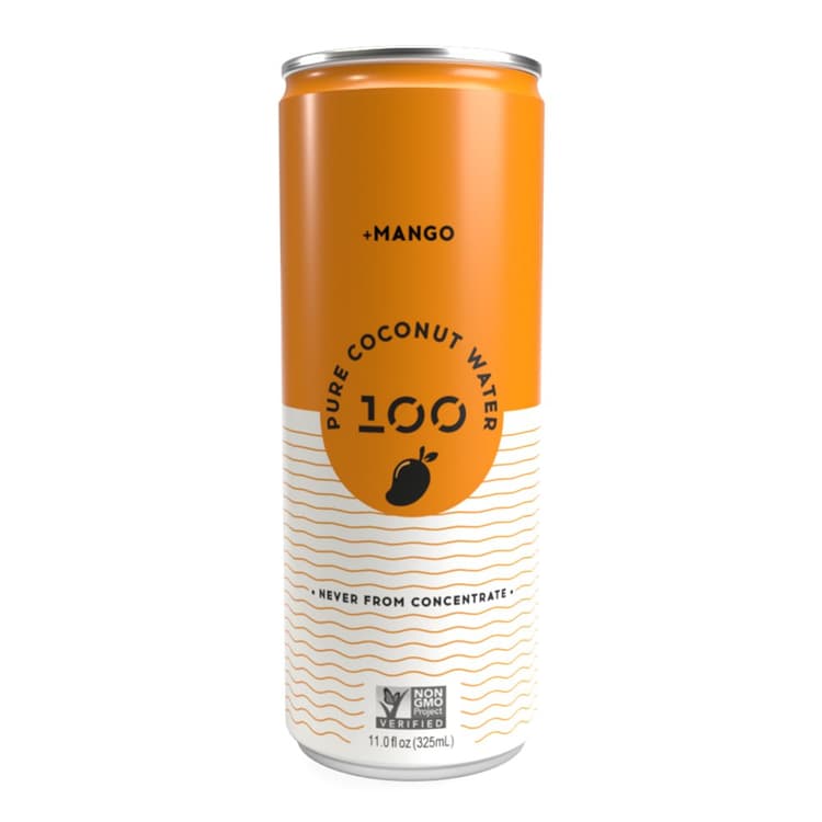 100 Coconut Water, Mango, Pure
