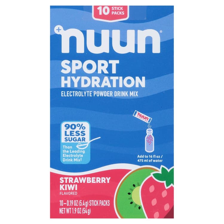 Nuun Electrolyte Powder Drink Mix, Strawberry Kiwi Flavored, Sport Hydration