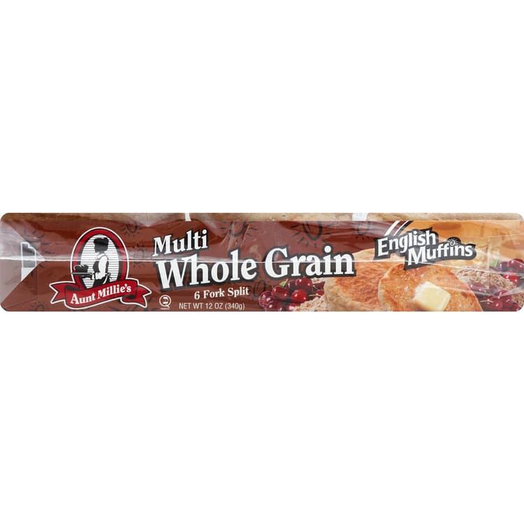 Aunt Millie'S English Muffins, Multi Whole Grain