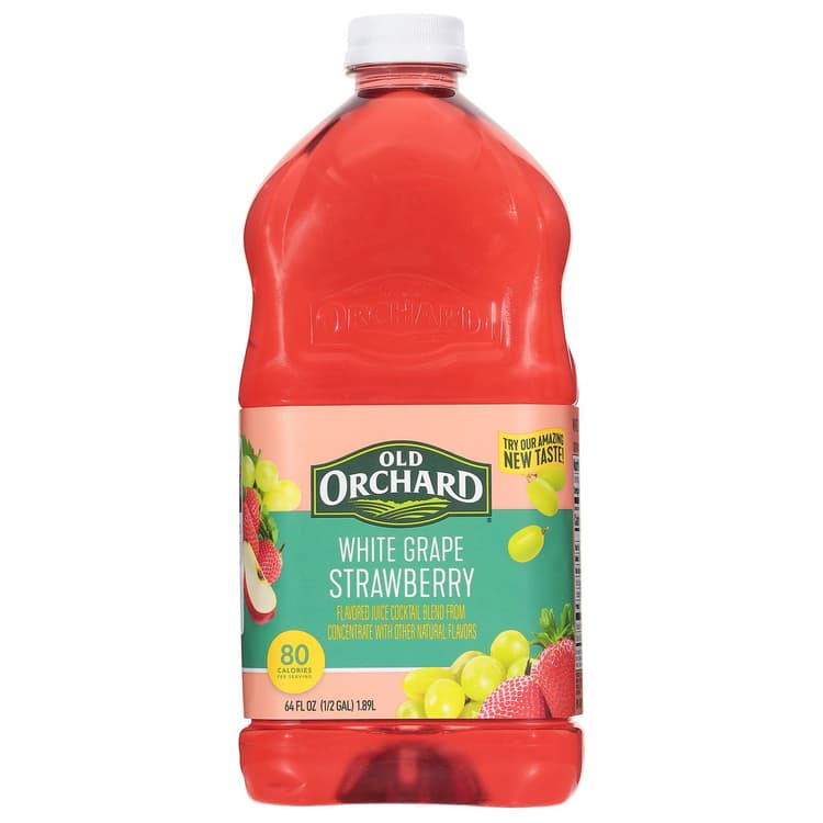 Old Orchard Juice Cocktail, White Grape Strawberry