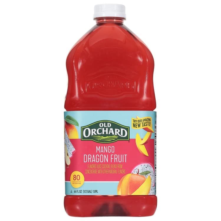 Old Orchard Mango Dragon Fruit Juice Cocktail