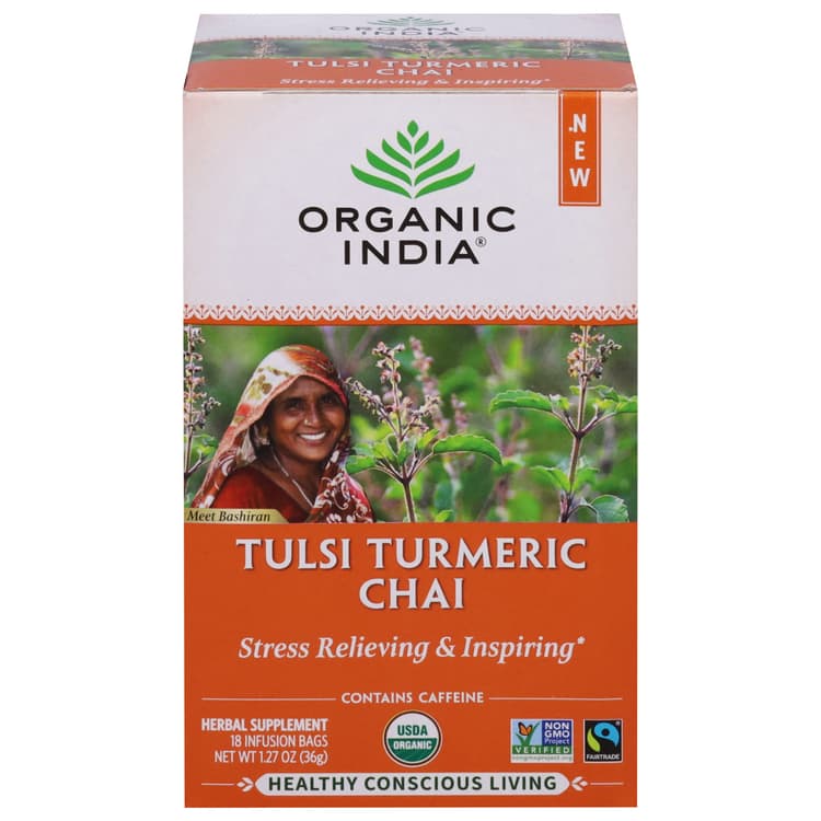 Organic India Organic Tulsi Tumeric Chai