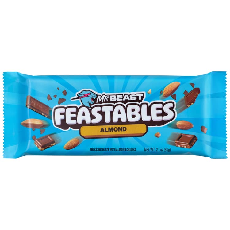 Feastables Mrbeast Almond Chocolate Bar
