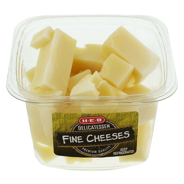 H-E-B Deli Swiss Cheese Cubes