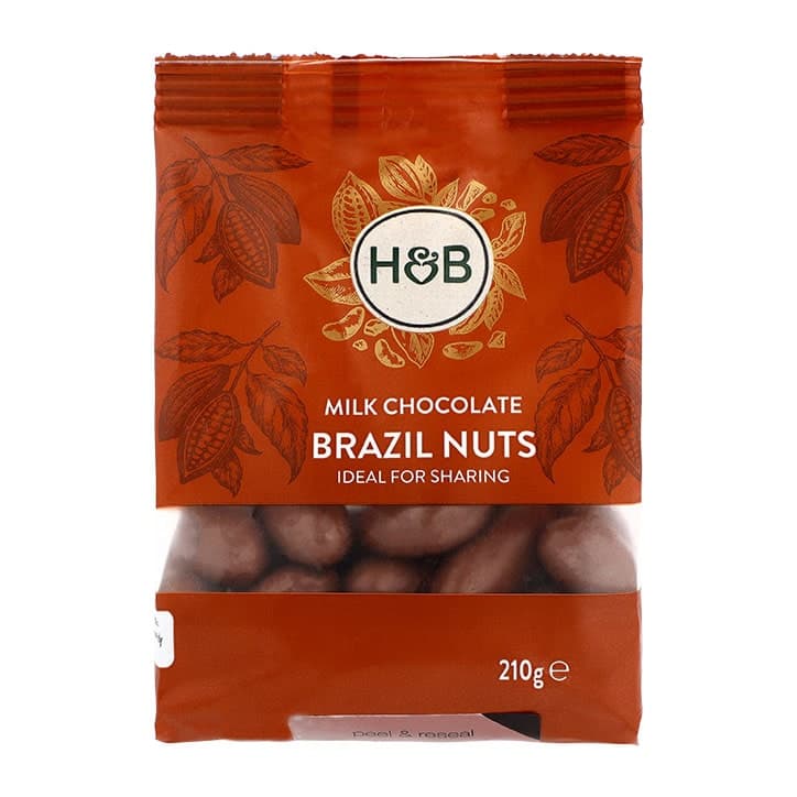 H&B Milk Chocolate Brazil Nuts
