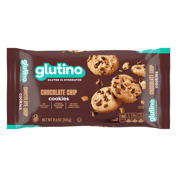 Glutino Gluten Free, Semi Sweet Chocolate Chip Cookies
