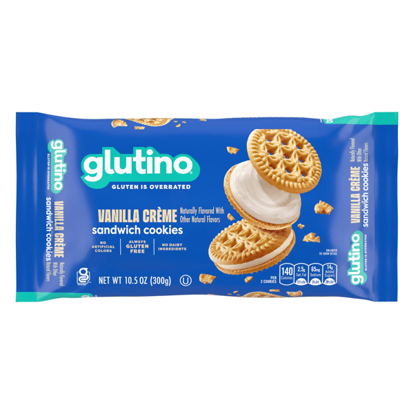 Glutino Vanilla Creme Cookies