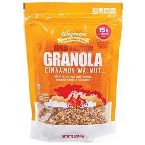 Wegmans High Protein Granola Cinnamon Walnut