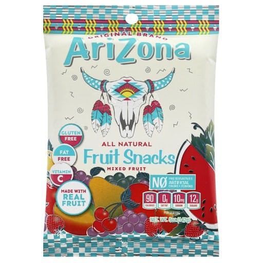 Is it Shellfish Free? Arizona Fruit Snacks, Mixed Fruit
