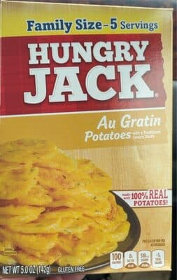 Hungry Jack Au Gratin Potatoes With A Traditional Savory Sauce Family Size