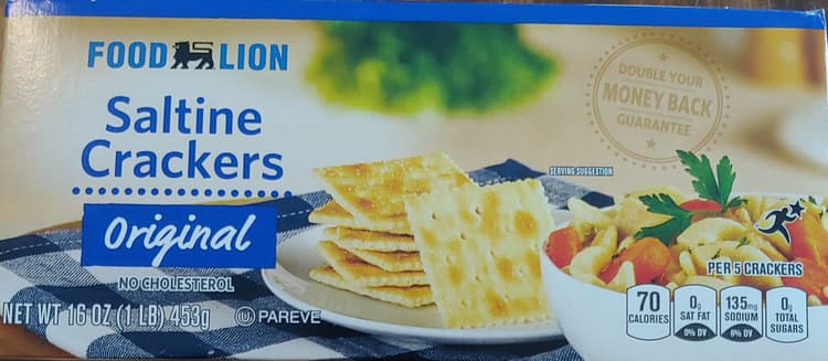 Food Lion Saltine Crackers Original