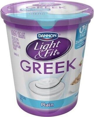 Dannon Light & Fit Greek Plain Yogurt