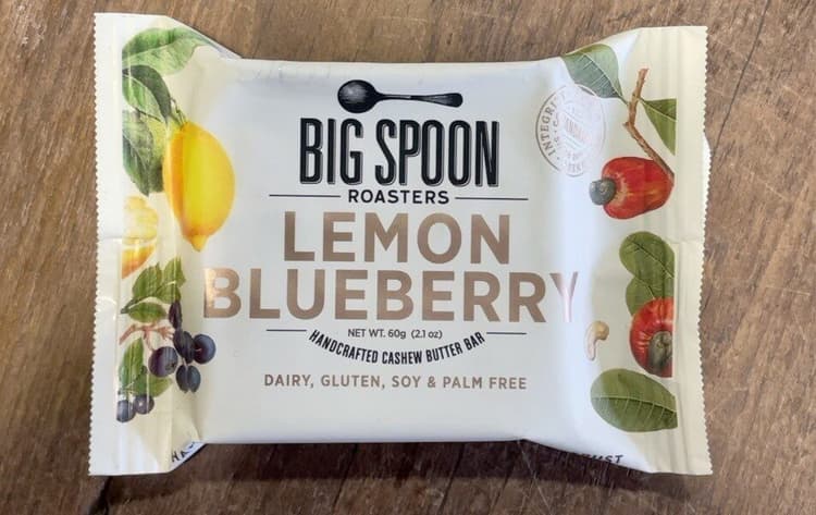 Big Spoon Roasters Lemon Blueberry Cashew Butter Bar